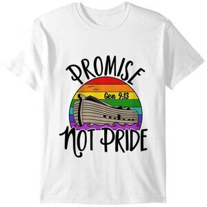 Noahs Ark Genesis 913 Rainbow Christian T Shirt Faith Graphic Fan Gift Retro 117